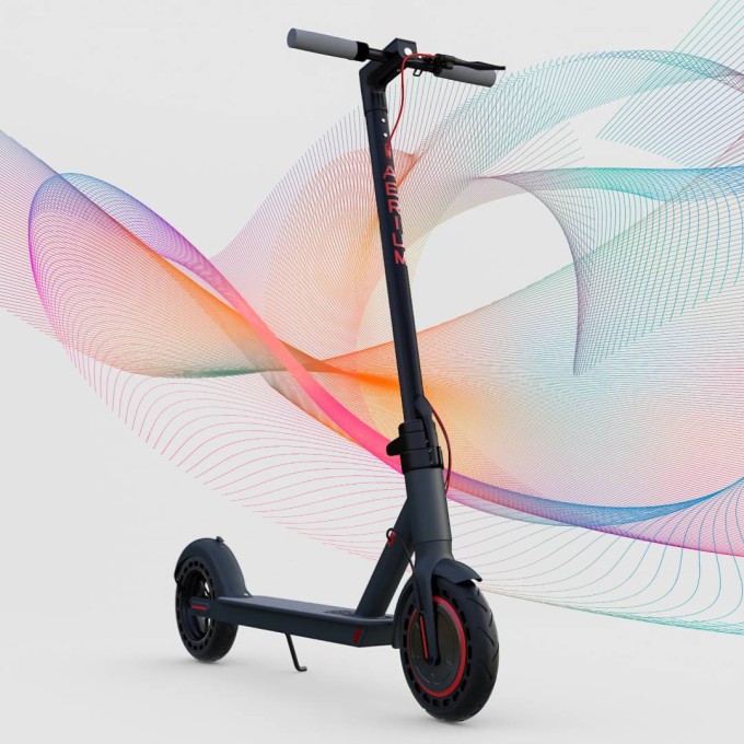 Trotinetă electrică AERIUM S350 Ultra neagră
