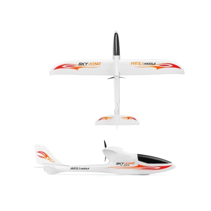 Aeronava RC S-IDEE SKY-KING roșu Aeronava RC S-IDEE SKY-KING roșu