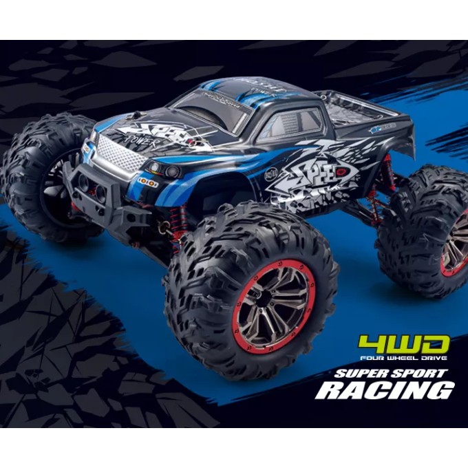 Mașină off-road AERIUM HOSHI SPEED (1:10) albastră - 2 baterii