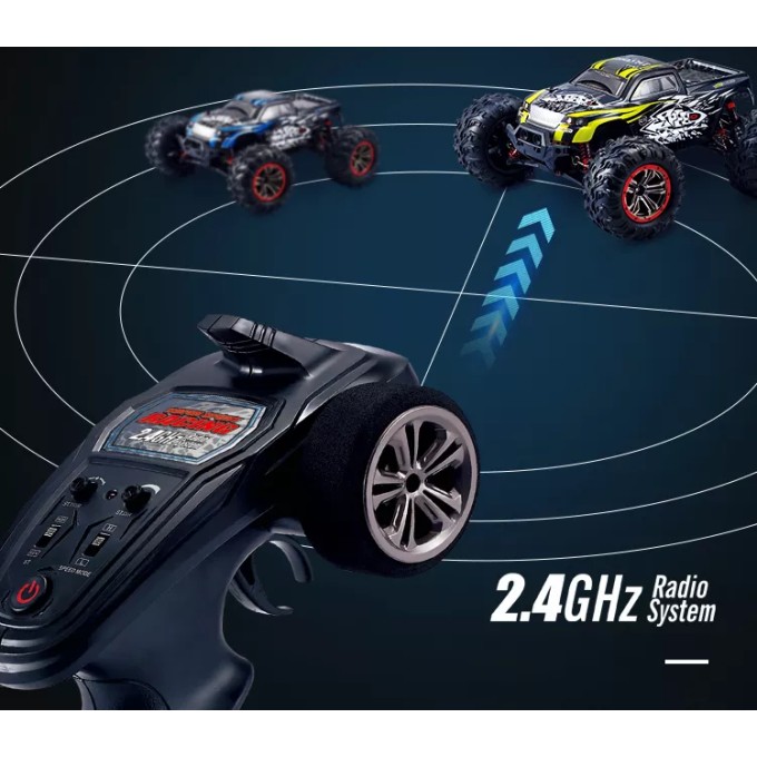 Mașină off-road AERIUM HOSHI SPEED (1:10) albastră - 2 baterii