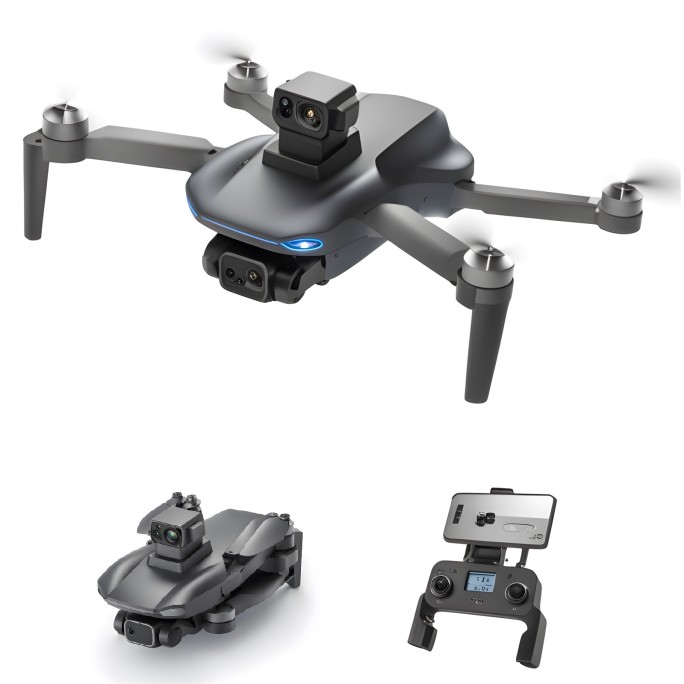 Dron AERIUM MAX 108 LASER 4K Dual Camera GPS - 3 baterii