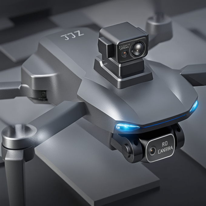 Dron AERIUM MAX 108 LASER 4K Dual Camera GPS - 3 baterii