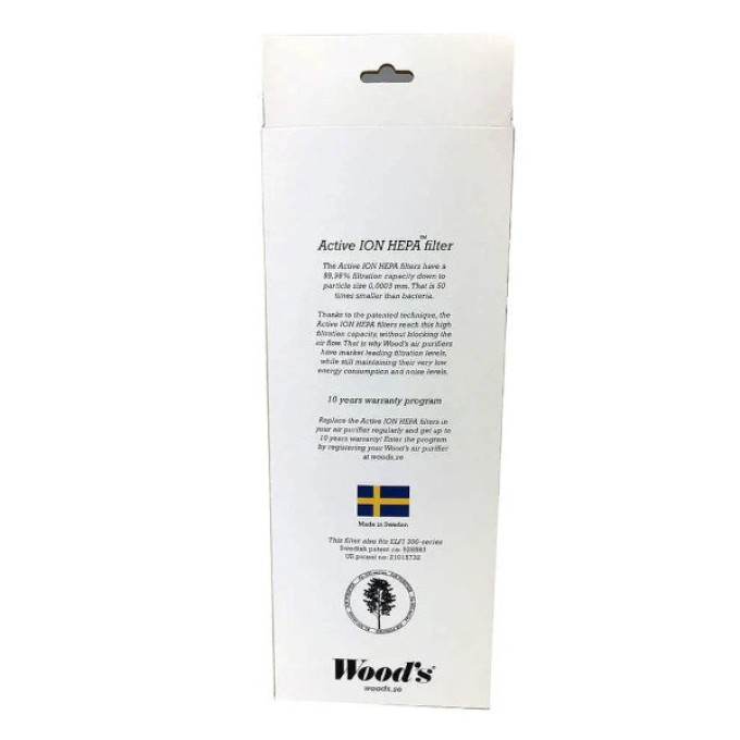 Filtru ION HEPA activ de schimb pentru Woods AL310 / AL310 FC