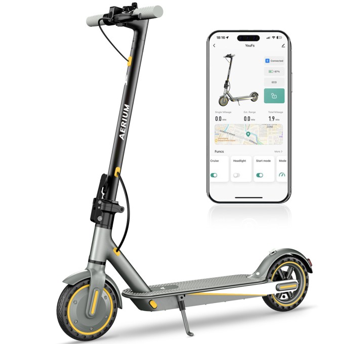 Trotineta electrica AERIUM T350 PRO neagră