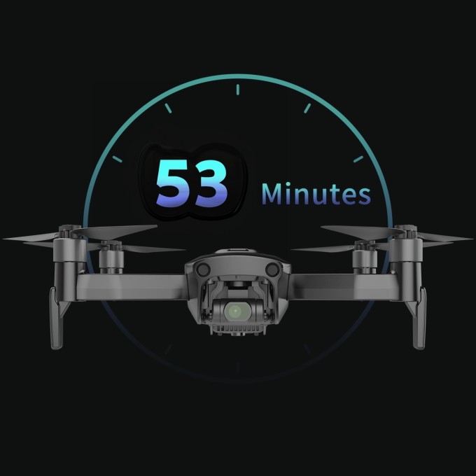 Dron AERIUM Hubsan Blackhawk 2 GPS 4K Combo negru - 2 baterii