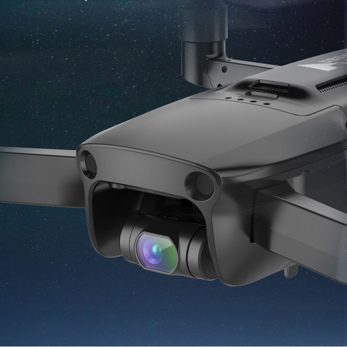 Dron AERIUM Hubsan Blackhawk 2 GPS 4K Combo negru - 2 baterii