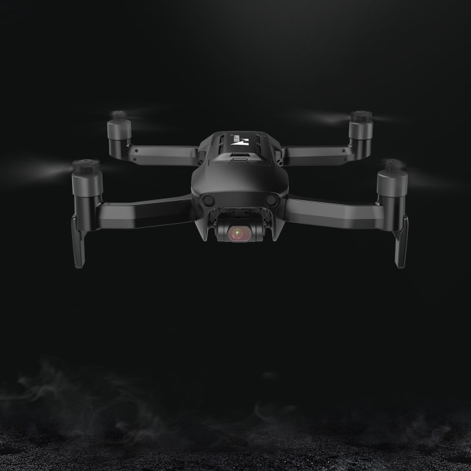 Dron AERIUM Hubsan Blackhawk 2 GPS 4K Combo negru - 2 baterii