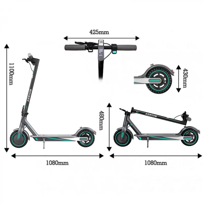 Trotineta electrica AERIUM T350 PRO albastră