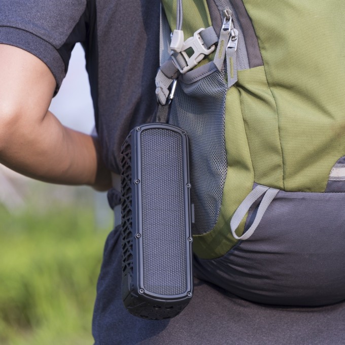 Boxă Bluetooth portabilă cu powerbank AERIUM S5000 Solar Outdoor