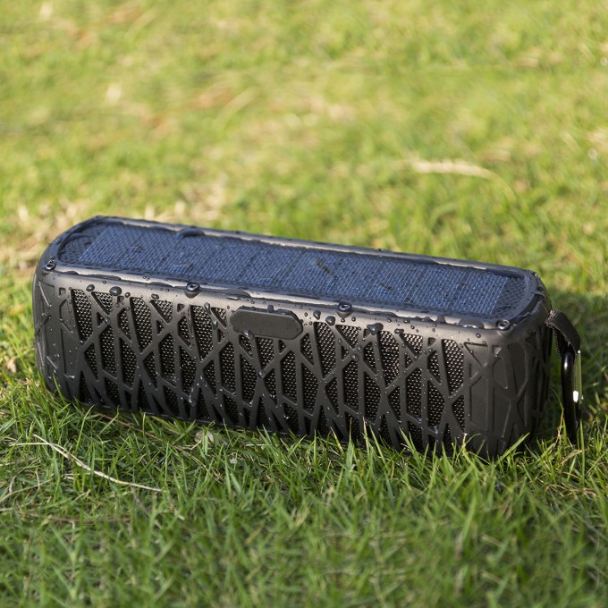 Boxă Bluetooth portabilă cu powerbank AERIUM S5000 Solar Outdoor