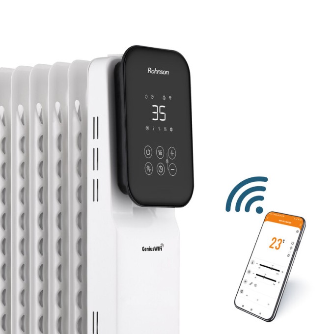 Radiator cu ulei Rohnson R-2511-23 Genius Wi-Fi