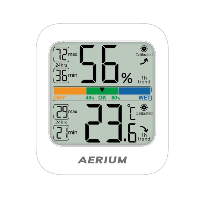 Monitor de temperatură și umiditate a aerului AERIUM T33 DUAL