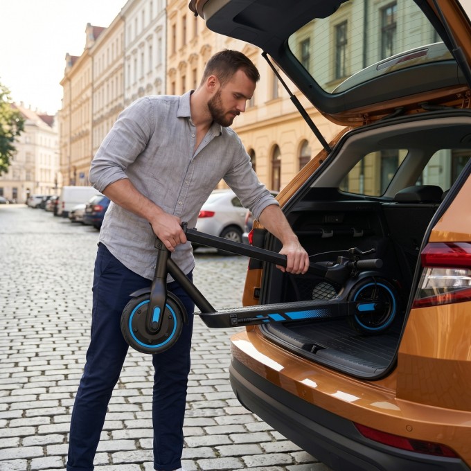 Trotineta electrica AERIUM MaxRide T500 albastră