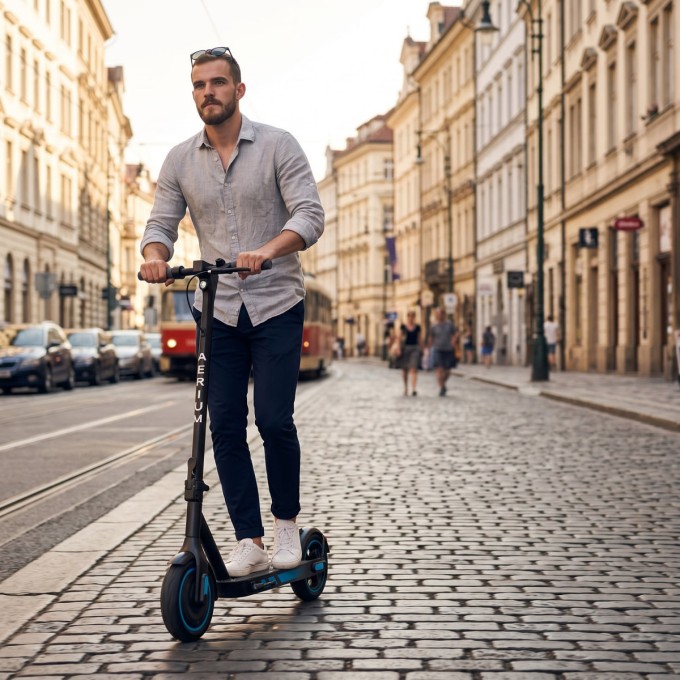 Trotineta electrica AERIUM MaxRide T500 albastră