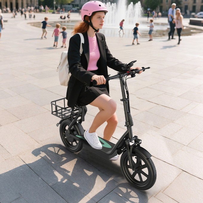 Trotineta electrica AERIUM AOVO PRO COMFORT V2 neagră