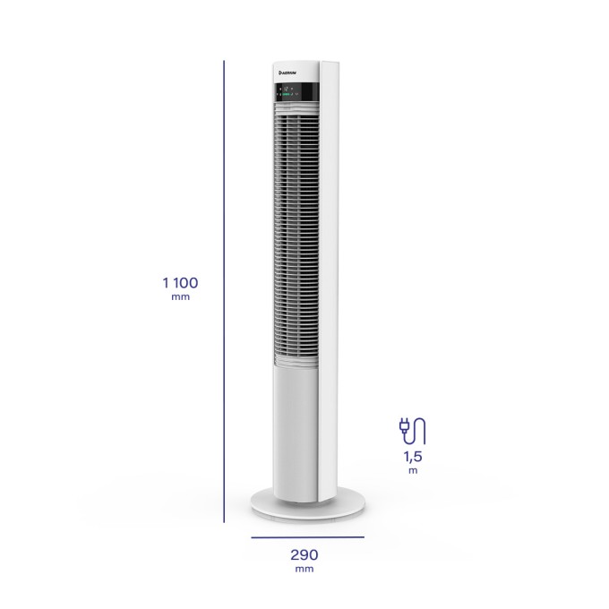 Ventilator coloană AERIUM SilentTower IonWIFI AF500