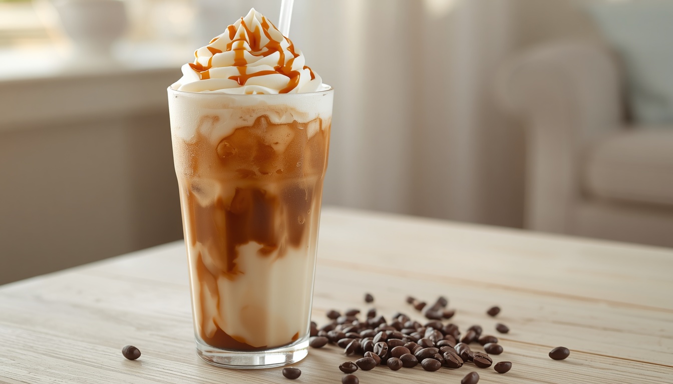 Frappé delicios cu cafea
