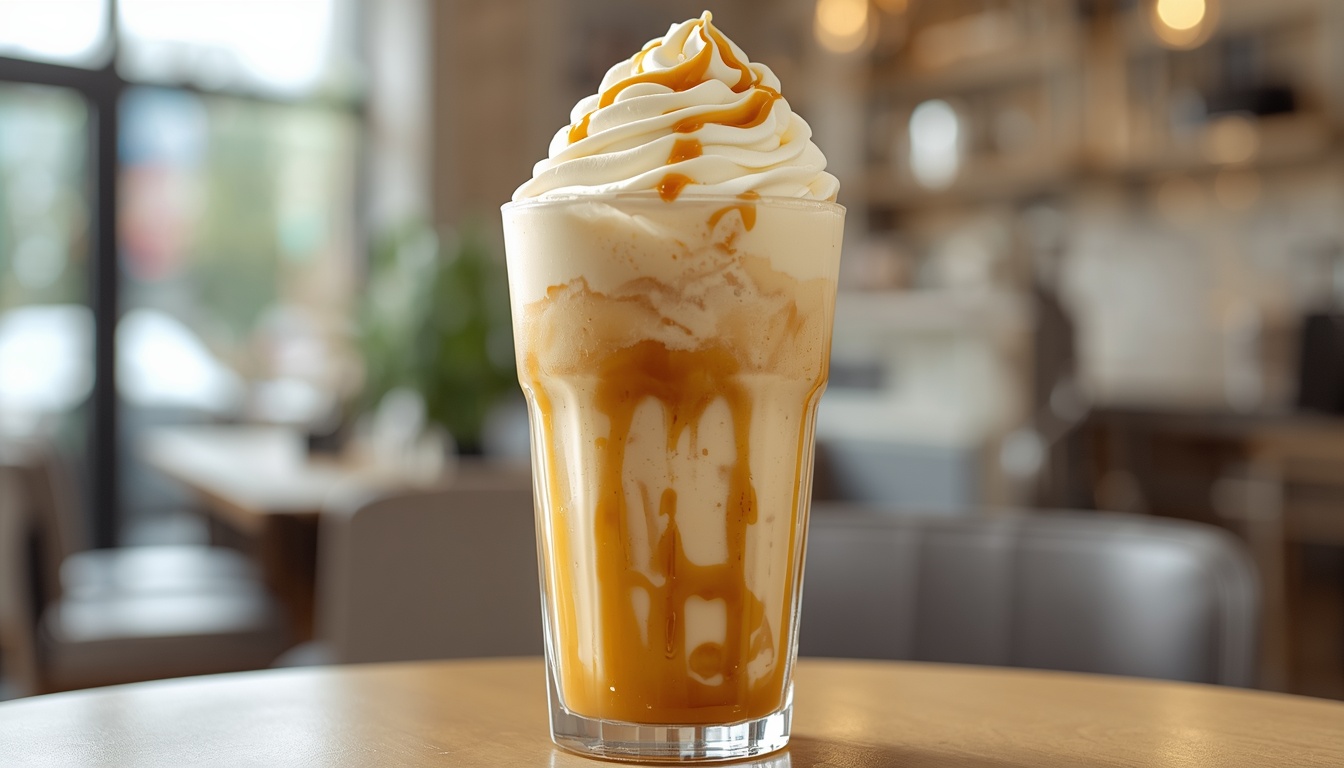 Frappé dulce cu caramel